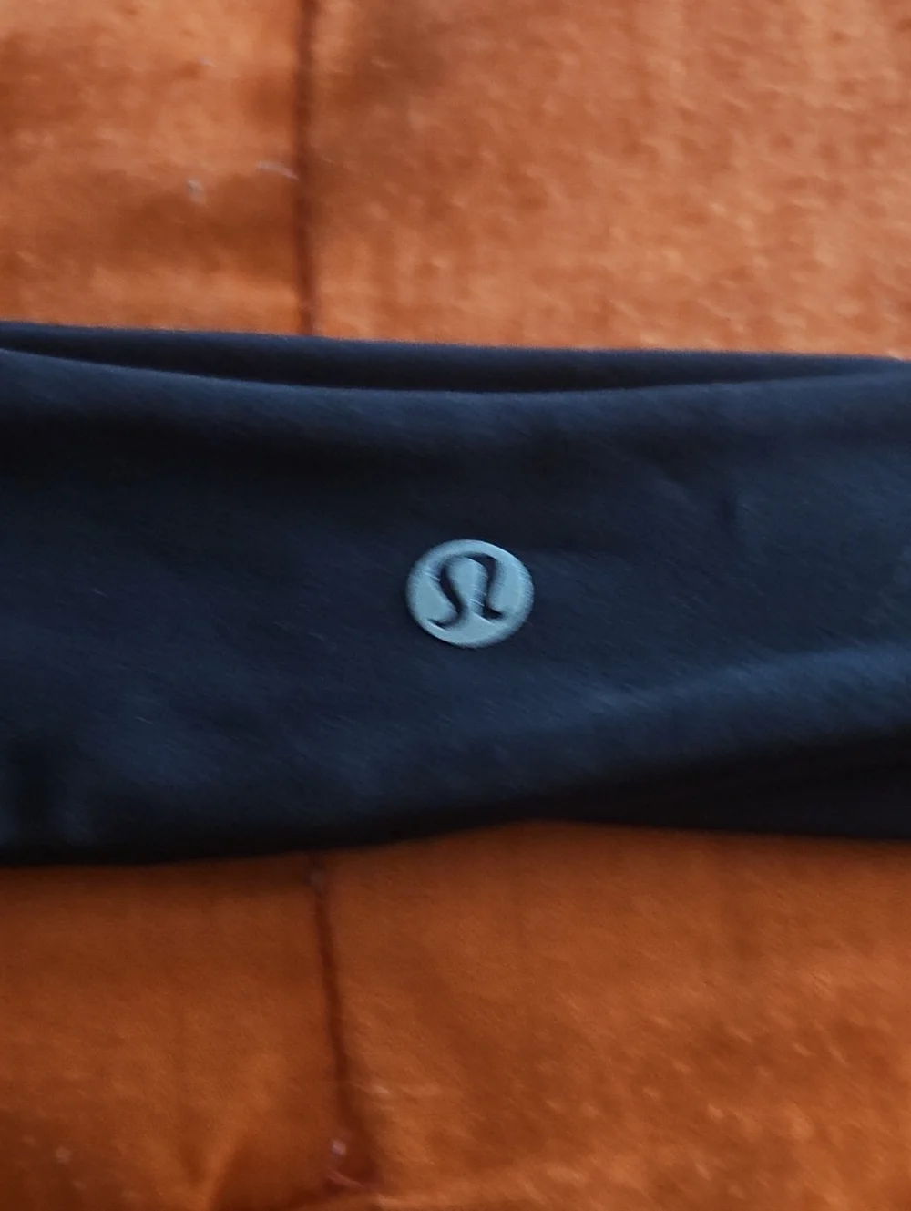 Lululemon LUXTREME Training Headband, One Size!! Black And Silver!